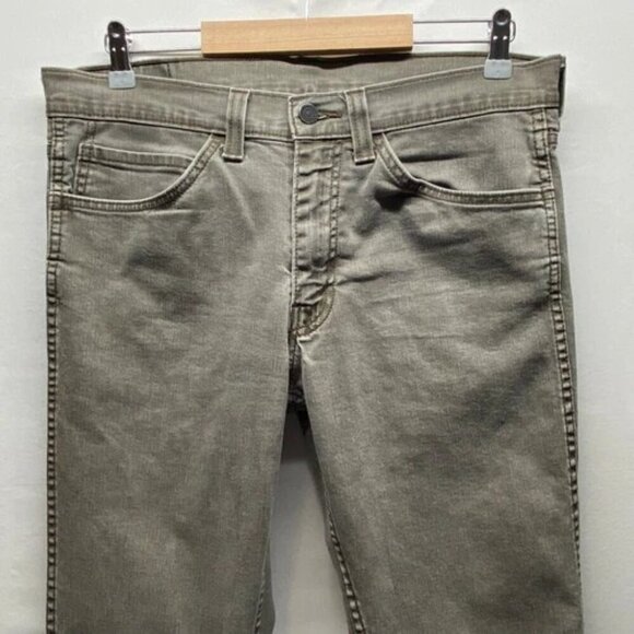 Levi's 511 Slim Fit Men's Jeans 34x32 LEVI Strauss Grey Stretch 5 Pocket GUC - Picture 2 of 15